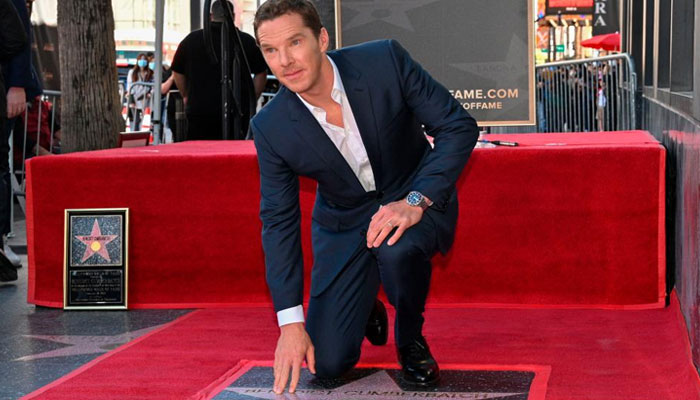 Benedict Cumberbatch gets his own star on the Hollywood Walk of Fame!