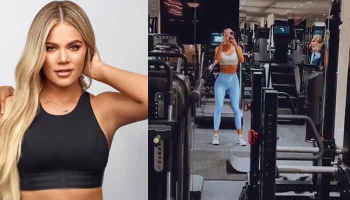 Khloe Kardashian puts her gym-honed body on display after hecklers target her ex Tristan Thompson