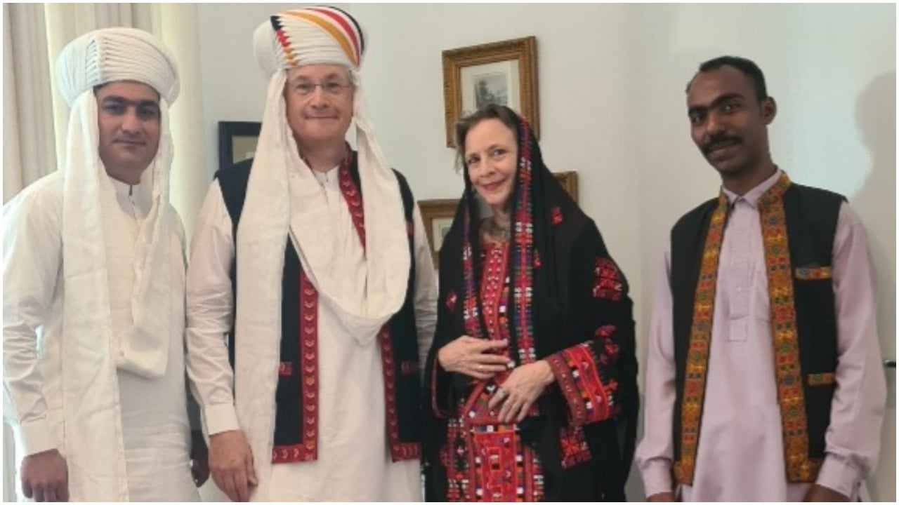 WATCH: German consul-general, wife celebrate Baloch Culture Day