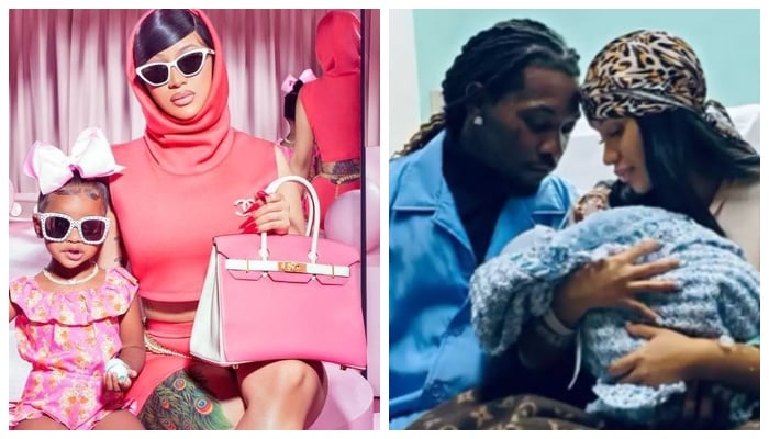 Cardi Bs Daughter Kulture is smitten by her baby ‘brother’ in latest video