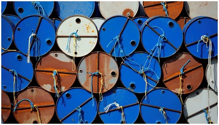 Oil barrels are pictured at the site of Canadian group Vermilion Energy in Parentis-en-Born, France, October 13, 2017. — Reuters/File