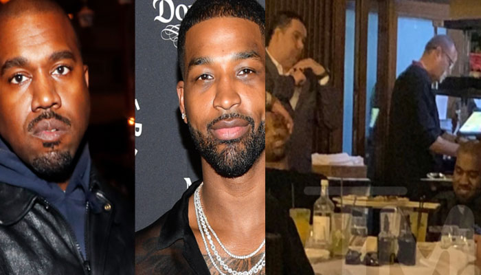 Kanye West, Tristan Thompson bonding over heart break from Kardashian sisters?