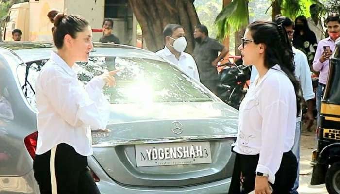 Kareena Kapoor met her Kabhi Khushi Kabhie Gham co-star Kajol in a quick roadside reunion
