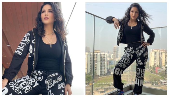 Sunny Leone leaves fans spellbound with her casual appearanceBollywood actor Sunny Leone raised the temperature on the internet as she dropped stunning clicks on social media.The Ek Paheli Leela actor left fans in awe with her swoon-worthy snaps on Instagram as she rocked Graffiti Jacket with a black tee and comfy joggers.Sharing the pictures, the 40-year-old actress wrote, Love this look!The actress completed her look with the layers of gold chains around her neck. She left her air open while flaunting minimal makeup.Meanwhile, fans showered their love for the star and complimented her unending beauty in the comment section.One fan commented, “Beautiful.Another one wrote, “Wow.