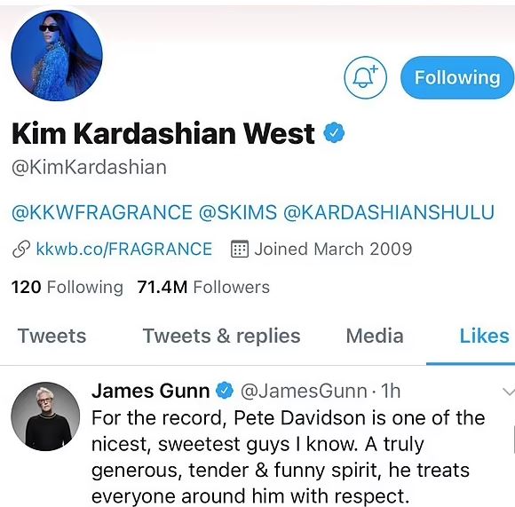 Kim Kardashian slams Kanye West, likes post about Pete Davidson being sweetest guy