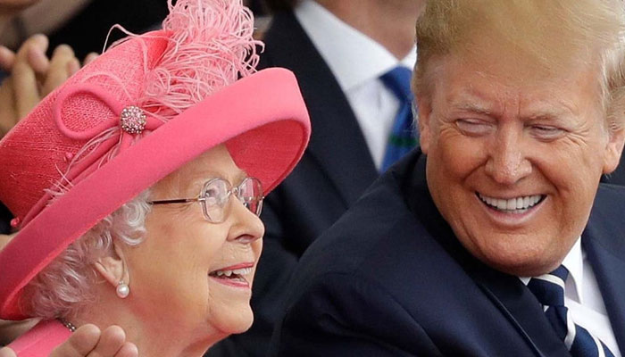 Queen was amused to see Trump as former President claimed automatic chemistry
