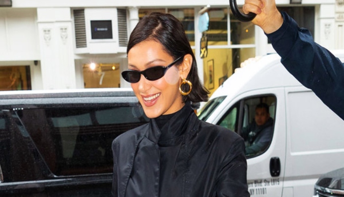 Bella Hadid drops jaws in tweed co-ords, goes on dinner with boyfriend Marc Kalman