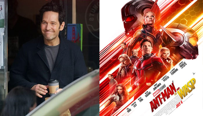 Paul Rudd is all smiles as he was captured shooting for upcoming Marvel’s Ant-Man