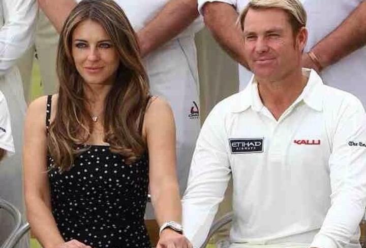 Elizabeth Hurley shares previously unseen photos with Shane Warne