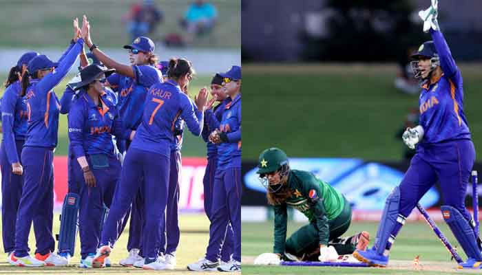 Indias women team thrash Pakistan by 107 runs in Womens World Cup 2022. Photo: Twitter