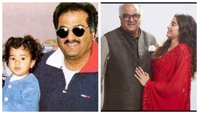 Boney Kapoor showers praises on Janhvi Kapoor as she marks her 25th birthday