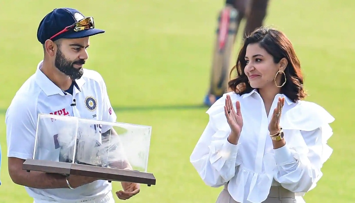 Anushka Sharma showers love on Virat Kohli’s post about 100th test match