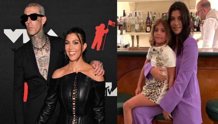 Travis Barker reacts to Kourtney Kardashian’s daughter Penelope Disick’s art skills