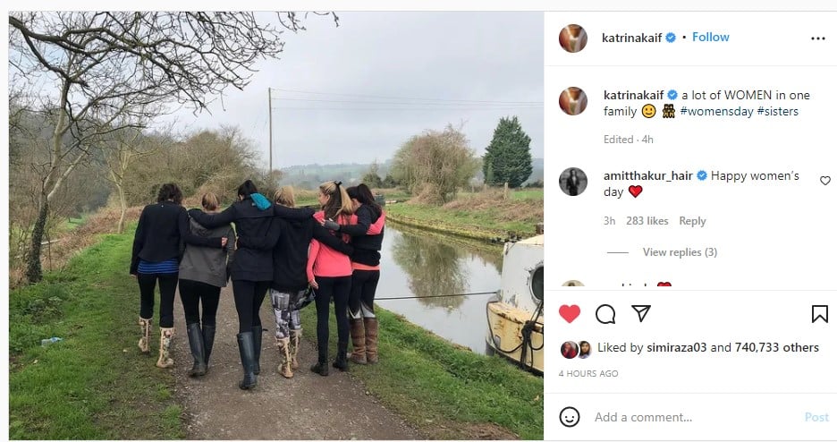 Katrina Kaif shares adorable picture of sibling love on Women’s Day