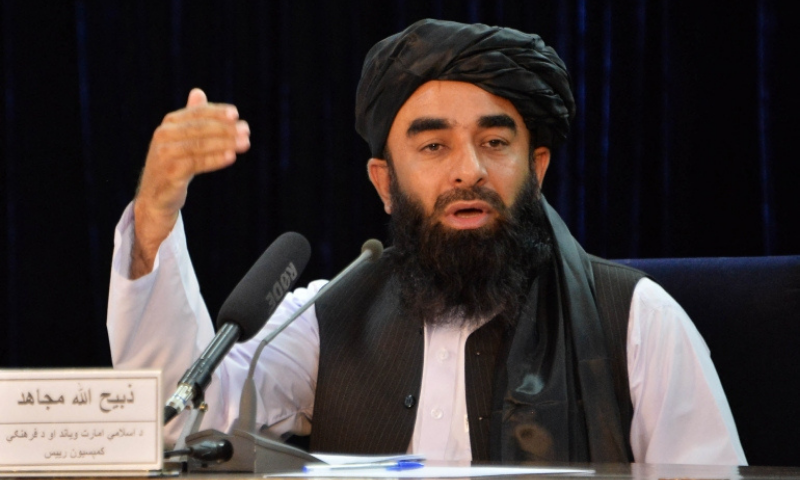 Taliban spokesperson Zabiullah Mujahid. — AFP/File