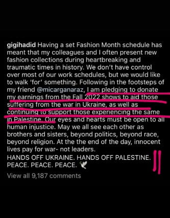 Vogue Magazine removes Palestine from Gigi Hadids announcement