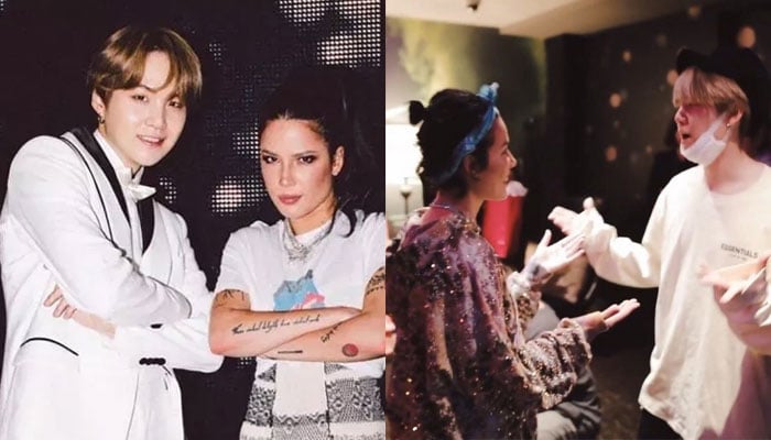 Halsey unveils unseen pictures to wish BTS’ Suga: ‘Happy Birthday Twin’