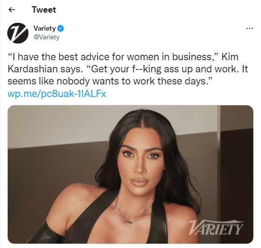 Kim Kardashian slammed for her recent advice to ‘women in business’