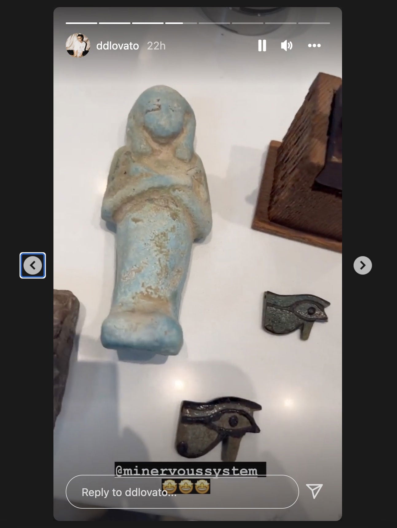 Demi Lovato’s ancient Egyptian artefact collection sparks ridicule