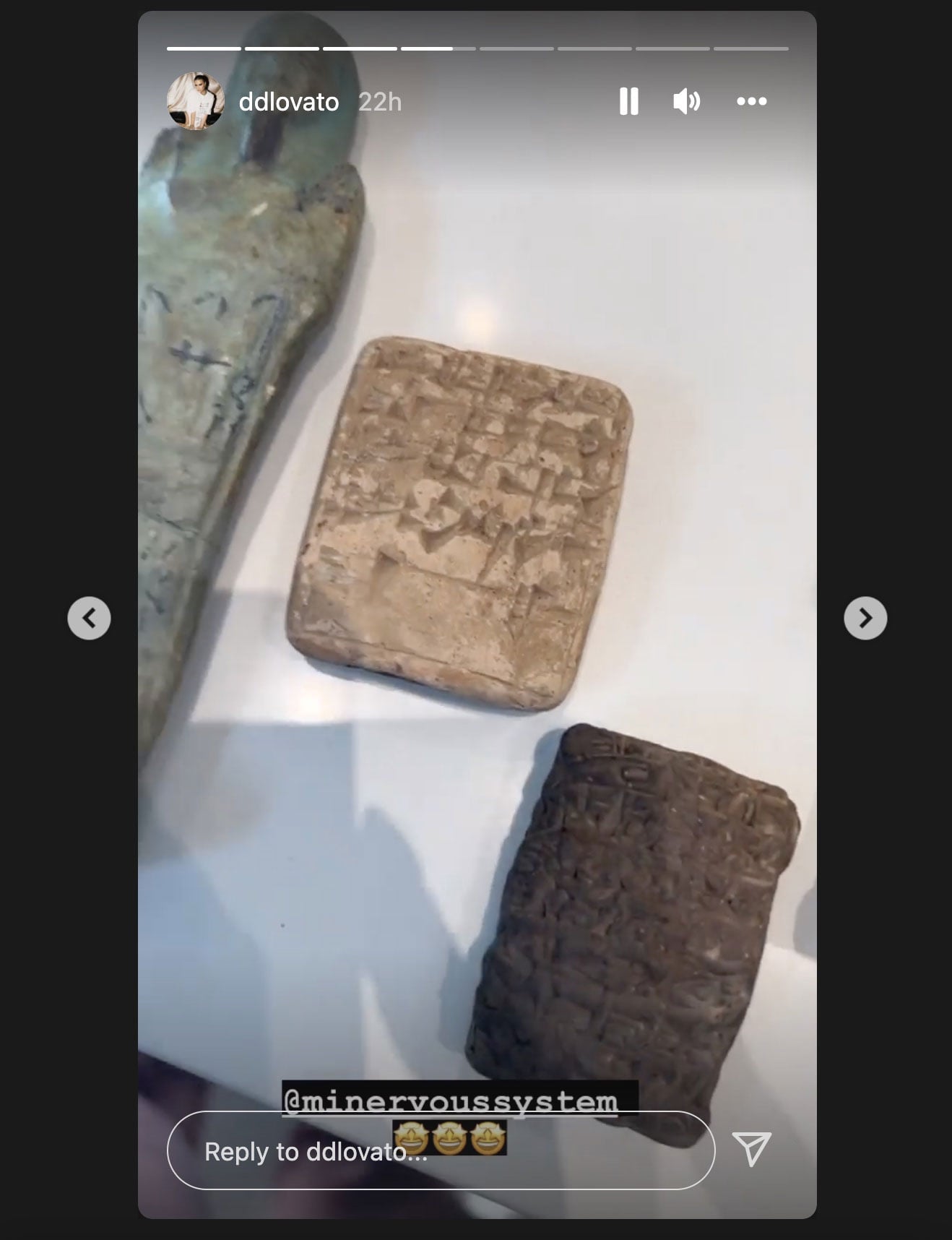 Demi Lovato’s ancient Egyptian artefact collection sparks ridicule
