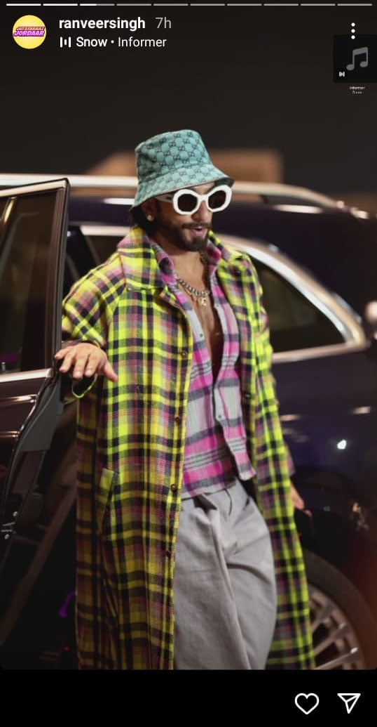 Photos: Ranveer Singh shares funky airport look on Instagram