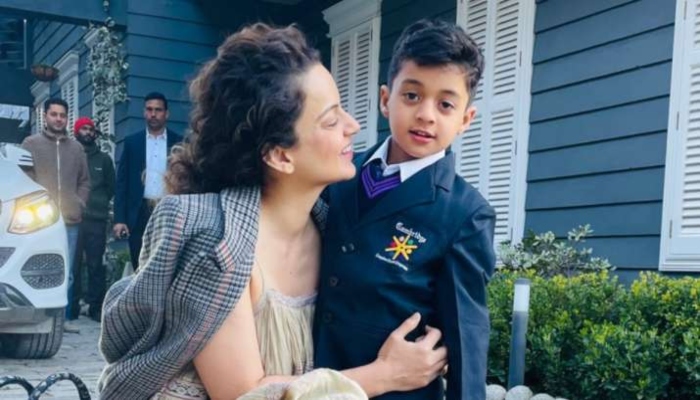 Kangana Ranaut gets emotional on nephew’s first day at school, ‘All the best mere bache’
