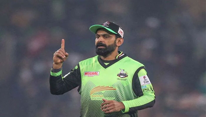 Mohammad Hafeez during a cricket match — Twitter
