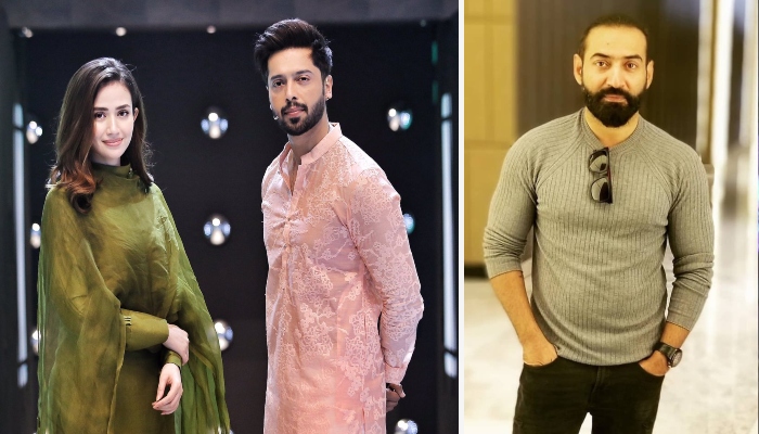 Netizens slam Fahad Mustafa, Nadeem Baig for supporting Sana Javed