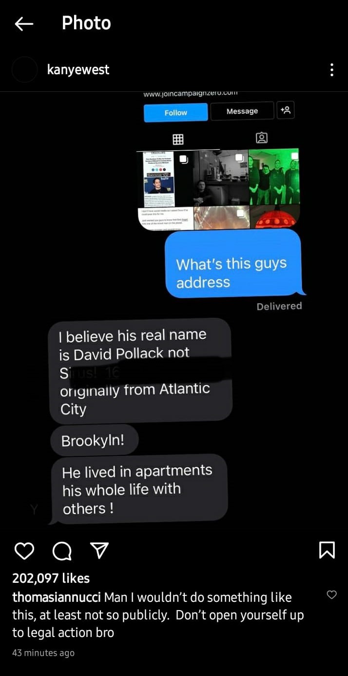 Kanye West goes after Pete Davidson’s friend: ‘What’s this guy address’