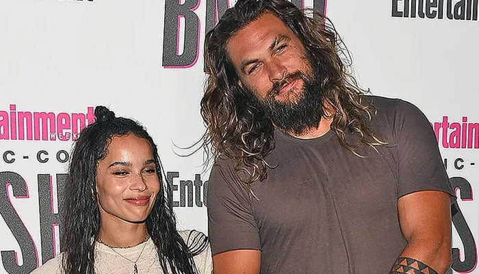 Jason Momoa showers support on step daughter Zoe Kravitz before her SNL debut