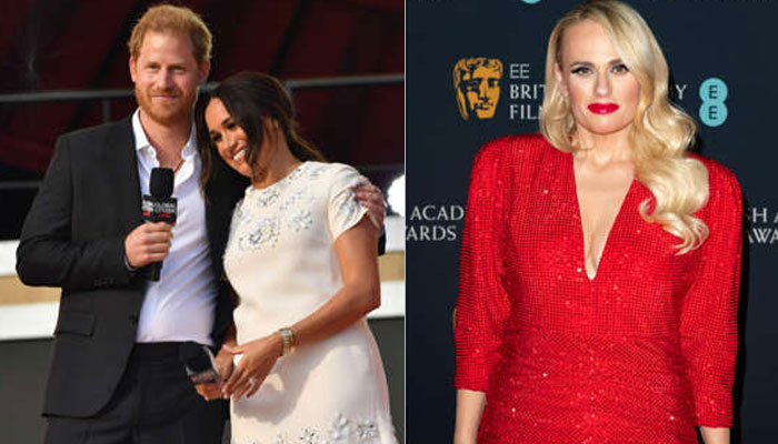 Prince Harry and Meghans fans attack Rebel Wilson for mocking the Sussexes at BAFTAs