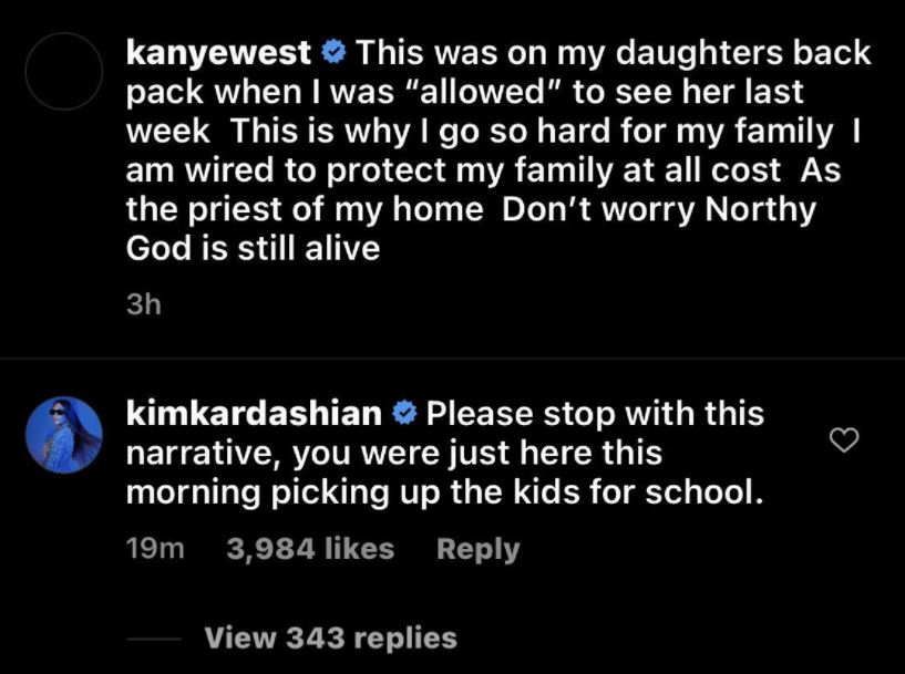 Kim Kardashian wants priest Kanye to stop after he promises to protect North