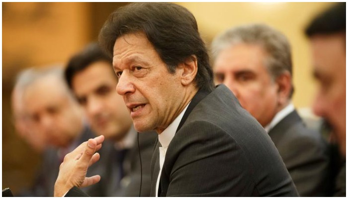 Pakistani Prime Minister Imran Khan attends talks at the Great Hall of the People in Beijing, November 2, 2018. Photo: Reuters/ file