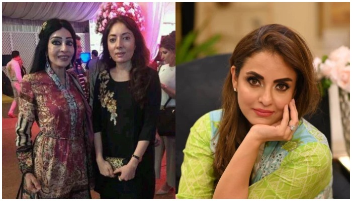 A combo of Sharmila Faruqui with her mother Anisa (left) and Nadia Khan (right). Photo: Instagram
