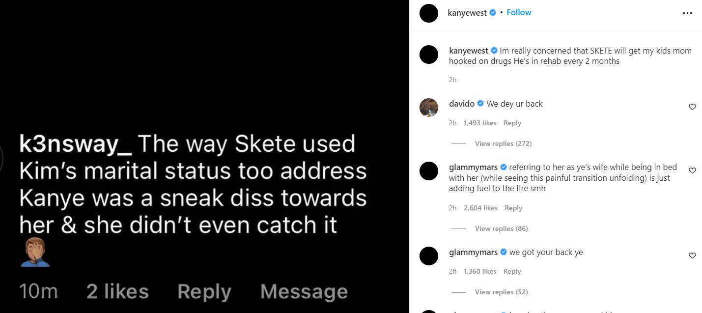 Kanye makes shocking new claim about Kim Kardashian