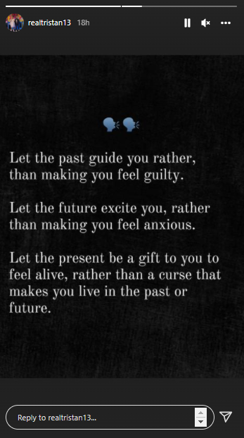 Tristan Thompson posts about past and guilt amid Khloé Kardashian drama