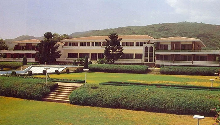 A view of the Sindh House in Islamabad. Photo: The News