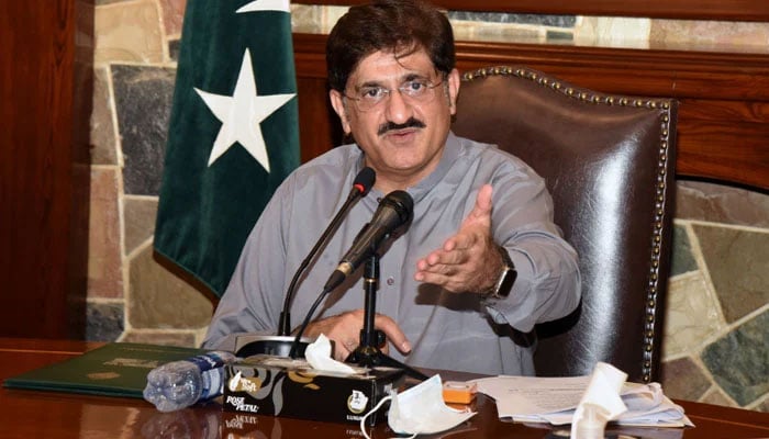 Chief Minister of Sindh Syed Murad Ali Shah. — Twitter/File