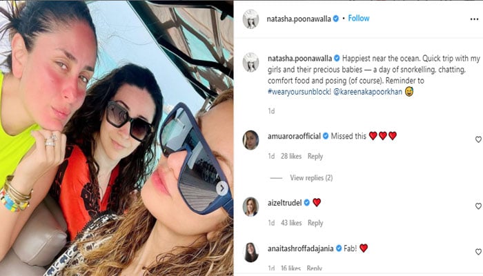 Kareena Kapoor is setting the temperature high in pictures from Maldives