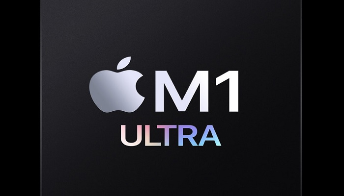 Apple says its M1 Ultra is the world’s most powerful and capable chip for a personal computer.—Photo: Apple