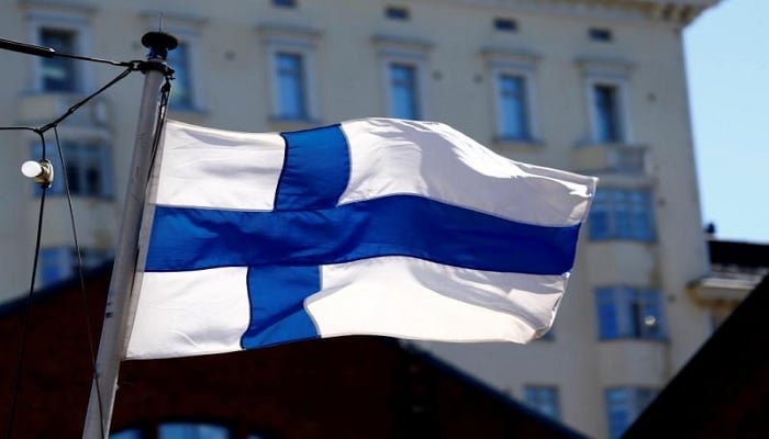 Finlands flag flutters in Helsinki, Finland, May 3, 2017.—Reuters/Ints Kalnins/File Photo