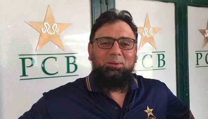 Pakistan head coach Saqlain Mushtaq. — Screengrab PCB video