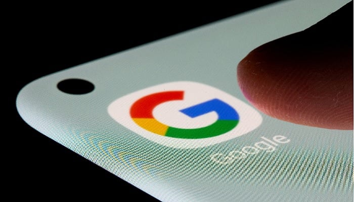 Google app is seen on a smartphone in this illustration taken, July 13, 2021. — Reuters/File