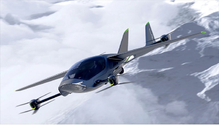 A rendition of the AIR ONE, a two-seater electric vertical takeoff and landing (eVTOL) vehicle that Israeli startup AIR aims to sell to consumers predominantly in the U.S. market as of 2024, in this undated handout obtained by Reuters on October 18, 2021. —Reuters