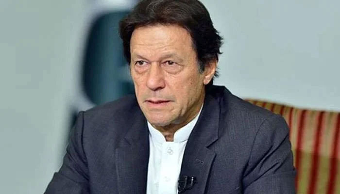 Prime Minister Imran Khan urges people to attend the PTIs D-Chowk rally in large number. Photo: Geo TV/ file