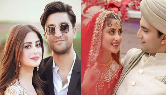 Sajal Ali removes Ahad Raza’s name from social media, fuelling divorce rumours