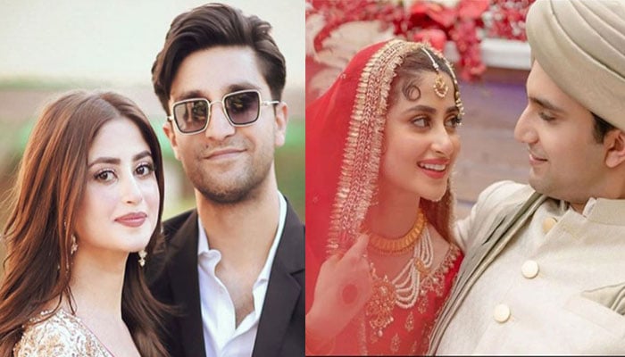 Sajal Ali removes Ahad Raza’s name from social media, fuelling divorce rumours