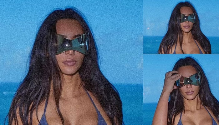 Kim Kardashian drops jaws as she shares new eye-popping pics in tiny outfit
