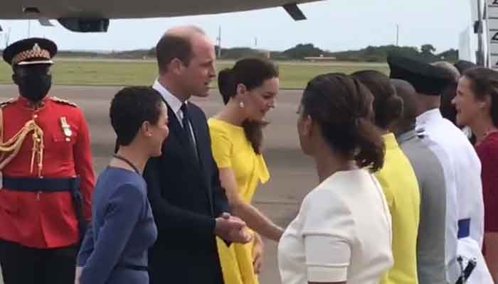 Protest in Jamaica ahead of Kate Middleton and Prince Williams arrival
