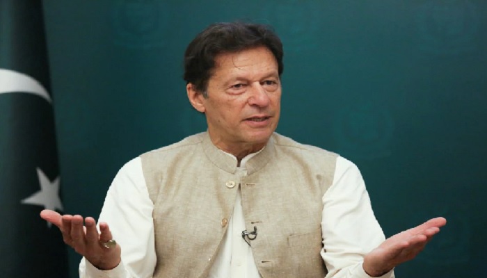 Pakistans Prime Minister Imran Khan gestures during an interview with Reuters in Islamabad, Pakistan, June 4, 2021. —Reuters